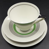 Royal Doulton - Radiance, Green V1506 - Trio