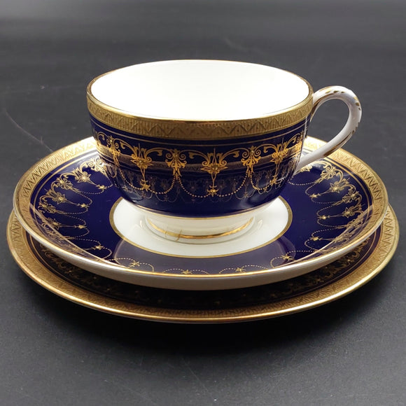 Royal Worcester - Imperial Blue - Trio