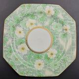 Paragon - Green and White Flowers - 21-piece Tea Set