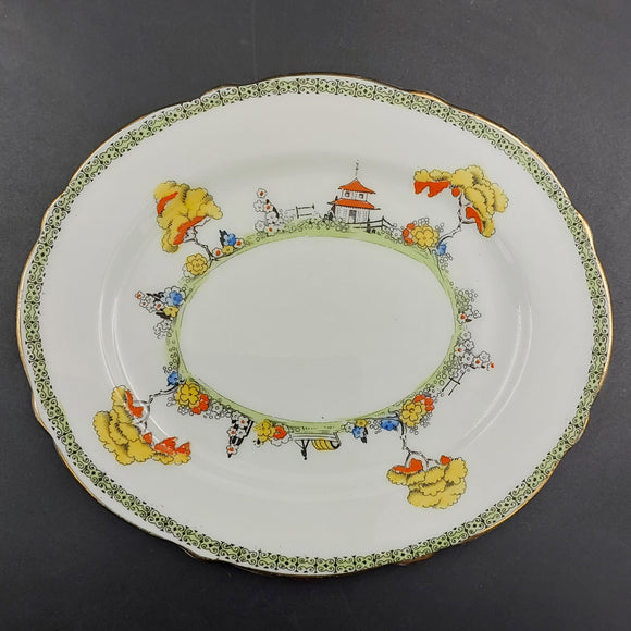Paragon - Chinese Garden - Oval Side Plate