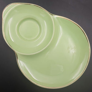 Crown Devon - Lime Green - Hostess Saucer