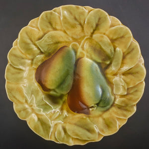 Sarreguemines - Pears - Plate