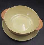 Branksome - Autumn and Barley Straw - Soup Bowl and Underplate