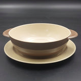 Branksome - Pixie Brown and Sahara - Soup Bowl and Underplate