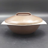 Branksome - Pixie Brown and Sahara - Lidded Serving Dish, Round