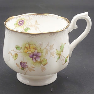 Royal Albert - Purple and Yellow Flowers, 8351 - Cup