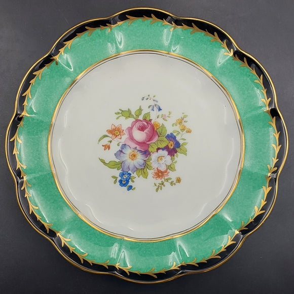 Crescent China - Floral Spray with Green Band - Display Plate