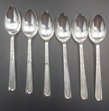 Silver Pride - Set of 6 Silver-plated Teaspoons in Original Box