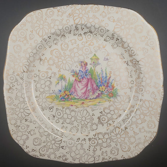 Hollinshead & Kirkham - Crinoline Lady, 4845 - Side Plate