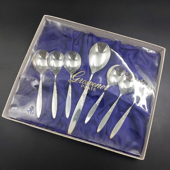 Grosvenor - Christine - Silver-plated Dessert Spoon Set in Original Box