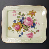 Palissy - Floral Spray - Condiment/Trinket Dish with Embossed Rim