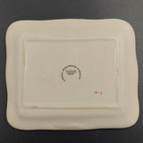 Palissy - Floral Spray - Condiment/Trinket Dish with Embossed Rim