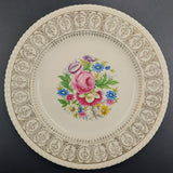 Simpsons Solian Ware - Floral Spray with Filigree Border - 21 cm Plate