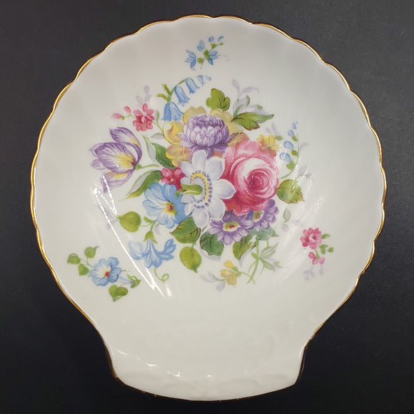 Royal Grafton - Floral Spray - Shell-shaped Dish