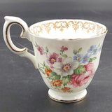 Crown Staffordshire - England's Bouquet - Demitasse Duo