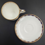 Wedgwood - Blue and Gold Filigree Band, X4784 - Demitasse Duo