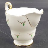 Trentham Royal Crown Pottery - Green and Gold - Tea for Two