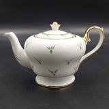 Trentham Royal Crown Pottery - Green and Gold - Tea for Two