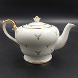 Trentham Royal Crown Pottery - Green and Gold - Tea for Two