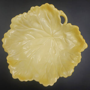 Carlton Ware - Yellow - Leaf-shaped Dish