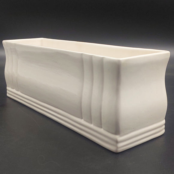 O C Stephens - White - Rectangular Vase