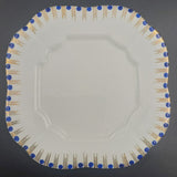 E Hughes & Co Paladin - Blue Dots and Gold Lines - Side Plate