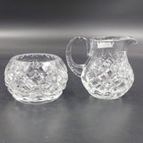 Julia Crystal - Crosses - Milk Jug and Sugar Bowl