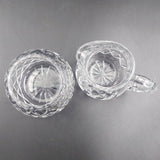 Julia Crystal - Crosses - Milk Jug and Sugar Bowl