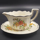 Royal Doulton - Rosslyn, D5399 - Gravy Boat and Saucer