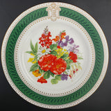 Royal Crown Derby - Royal Birthday Bouquet - Display Plate