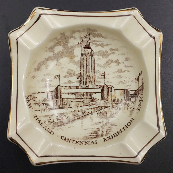 Crown Ducal - New Zealand Centennial Exhibition - Ashtray