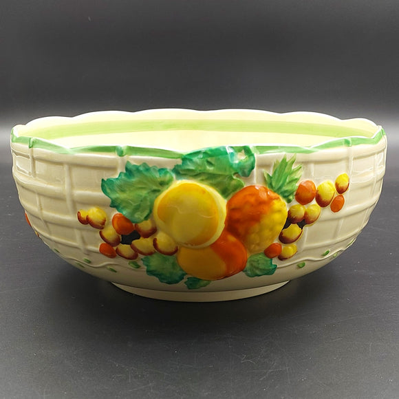 A J Wilkinson - Fruit Basket, designed by Clarice Cliff - Serving Bowl