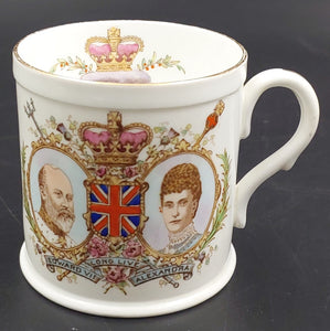 Wileman & Co - "Long Live Edward VII and Alexandra" Coronation - Cup