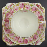 Royal Doulton - Raby Rose - Trio, Square Side Plate