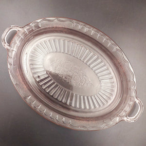 Anchor Hocking - Mayfair, Pink - Oval Platter