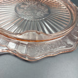 Anchor Hocking - Mayfair, Pink - Footed Cake Plate