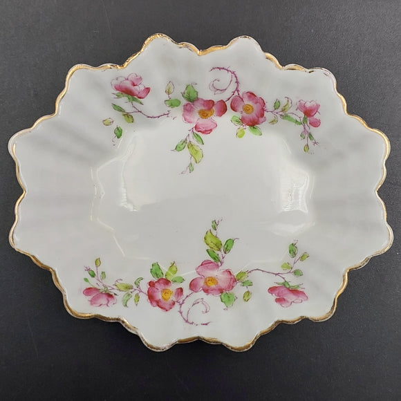 Royal Albert - Hand-painted Pink Flowers - Trinket Dish