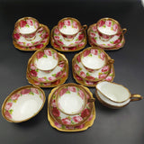 Royal Albert - Old English Rose with Heavy Gold - 20-piece Tea Set