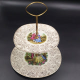 H Aynsley & Co, Vogue Tableware - Courting Couples - 2-tier Cake Plate