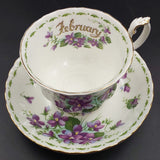 Royal Albert - Flowers of the Month Series: February, Violets - Duo