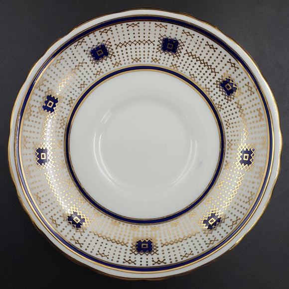 Bishop & Stonier - Blue and Gold - Saucer