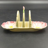 Carlton Ware - Wild Rose, Yellow - Toast Rack