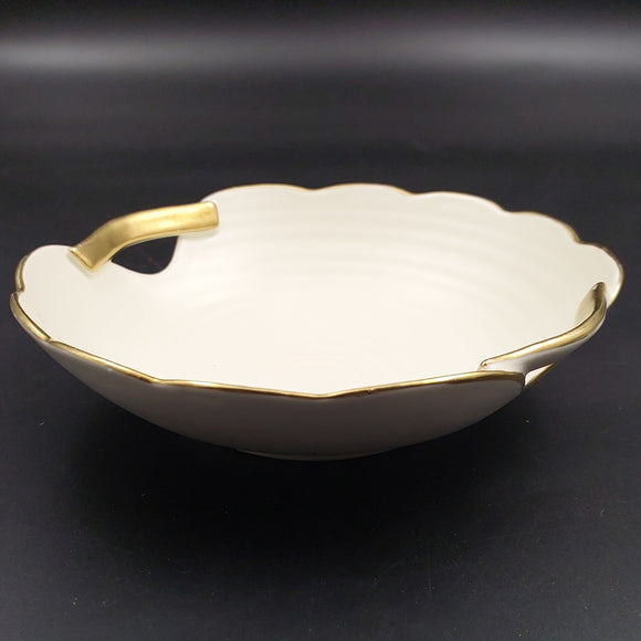 Crown Devon - Cream with Gold Handles - Bowl