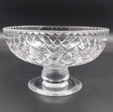 Stuart Crystal - Criss-Crosses - Pedestal Bowl