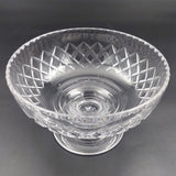 Stuart Crystal - Criss-Crosses - Pedestal Bowl