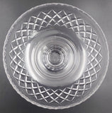 Stuart Crystal - Criss-Crosses - Pedestal Bowl