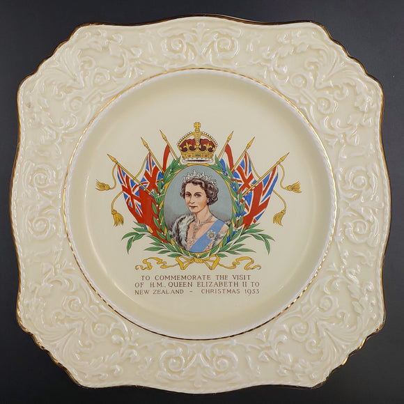 Royal Winton - Queen Elizabeth II Visit to New Zealand - Plate