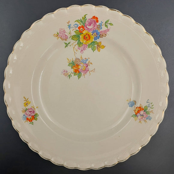 J & G Meakin - Colourful Flowers - Dinner Plate