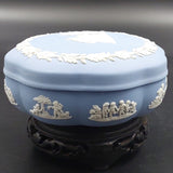 Wedgwood - Blue Jasper Ware - Round Lidded Dish