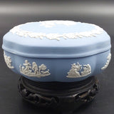 Wedgwood - Blue Jasper Ware - Round Lidded Dish